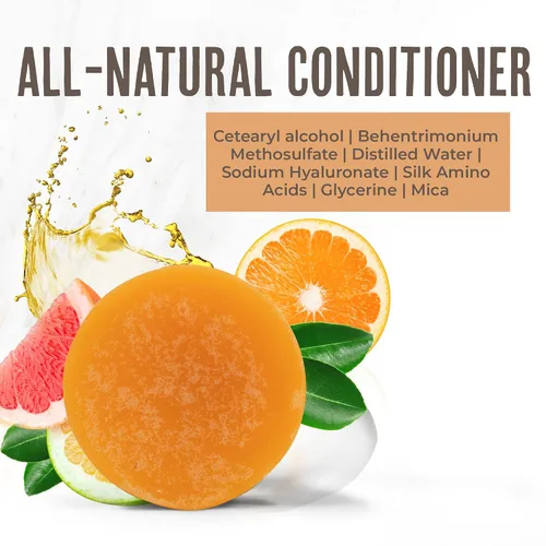 Miniatura 3 de Barra de acondicionador hialurónico y seco, acondicionador natural para el crecimiento, hidratante para cabello seco, desenredante para todo