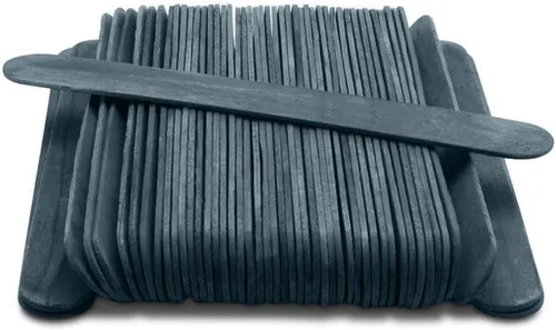 Miniatura 2 de Palitos negros para manualidades, palitos negros grandes, paquete de 100, cada palo de 6 pulgadas de largo x 3/4 pulgadas de ancho, por Woodpeckers