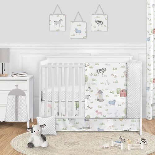 Miniatura 9 de Sweet Jojo Designs Juego de ropa de cama para cuna de bebé de 11 piezas (parche deportivo de béisbol) para niños, bebés/guardería, incluye manta