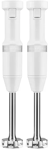 KitchenAid Batidora de mano con cable de velocidad variable KHBV53, color blanco, (paquete de 2)