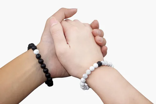 Miniatura 6 de COAI Pulseras a juego de piedra de ónix de larga distancia