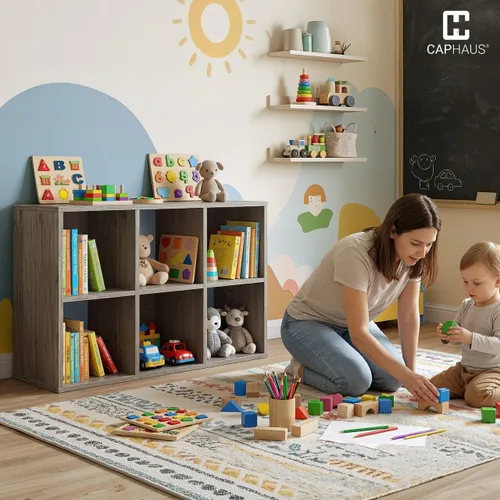 Miniatura 2 de CAPHAUS Estante organizador de almacenamiento resistente de 11 pulgadas, con borde exterior grueso, divisor de estante de almacenamiento con parte
