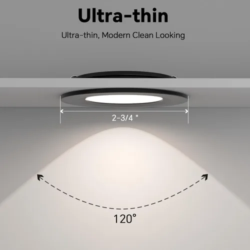Miniatura 5 de acegoo Luz de Techo Empotrada para RV de 2-3/4" 12V Luz LED de Disco Regulable para Campervan Camión Caravana Barco Techo Bajo Gabinete Iluminación
