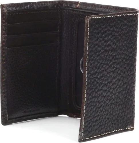 Miniatura 4 de ARIAT Billetera Rowdy marrón con logotipo de escudo triple