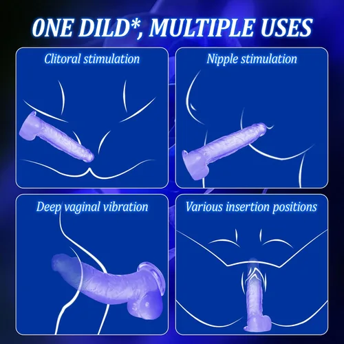 Miniatura 7 de Consolador morado grande de 9 pulgadas, consolador suave y grueso con fuerte ventosa para jugar con manos libres, juguetes para adultos para punto G