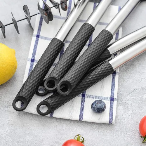Miniatura 6 de Rorence Juego de utensilios de cocina de silicona: 12 piezas de utensilios de cocina antiadherentes y resistentes al calor de silicona y asas