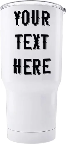 Miniatura 5 de Vaso de fotos personalizado con tapa a prueba de salpicaduras, 30 onzas, regalos de fotos para ella y él - Taza de café de viaje aislada impresa