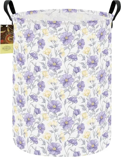 Miniatura 27 de Cesta de Ropa Sucia, Cesta de Almacenamiento de Tela de Lona Grande y Ligera, Organizador de Juguetes, Plegable, Impermeable para Dormitorios