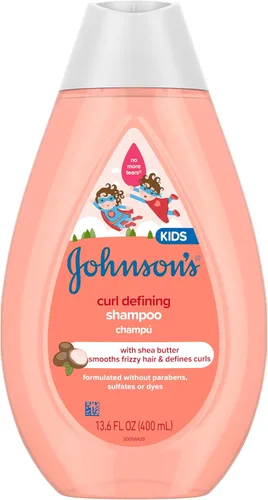 Miniatura 10 de Johnson's Baby Champú, definición de rizos, 13.6 onzas líquidas, control del encrespamiento, sin lágrimas, manteca de karité, paquete de 2