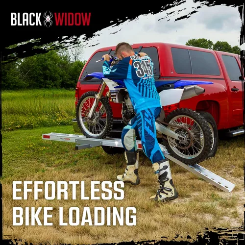 Miniatura 3 de Porta bicicleta/motocicleta Black Widow amc-400 gancho montado deportivo