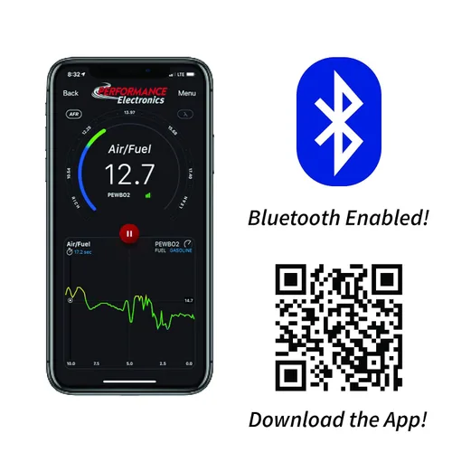 Miniatura 4 de Kit Bluetooth PE-Wideband O2 - Relación de combustible de aire iOS Android - 50070102