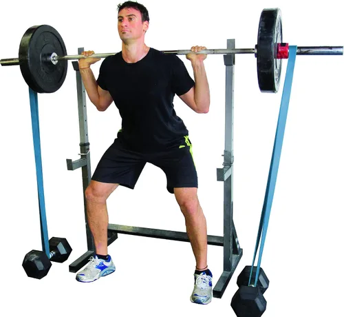 Miniatura 3 de Functional Fitness Banda de resistencia, elige entre 7 bandas de tensión, 5–200 libras de resistencia para movilidad, estiramientos, pilates
