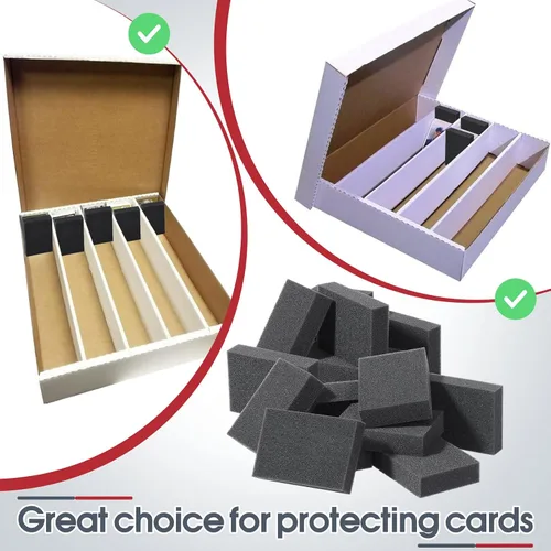 Miniatura 5 de Separadores de tarjetas para cajas de almacenamiento, separadores de cajas comerciales, esponja multifunción para tarjetas, esponja absorbente