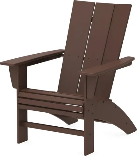 POLYWOOD AD420MA Silla moderna tipo Adirondack, caoba