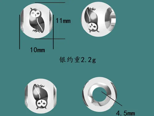 Miniatura 5 de Dijes de plata de ley 925 para pulsera y collar Pandora, regalos de joyería para mujeres