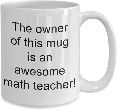 Miniatura 2 de Awesome Math Teacher Coffee Mug - Funny Gift Ideas for Women Men in Birthday, Chirstmas, Appreciation Day, Retirement, Gag, Thank You - Unique Math