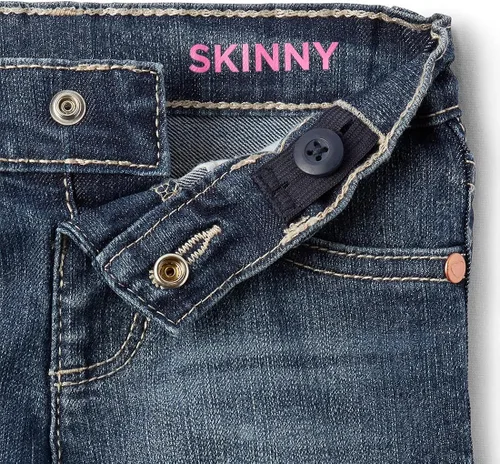 Miniatura 3 de The Childrens Place - Jeans ajustados básicos para bebés y niñas pequeñas