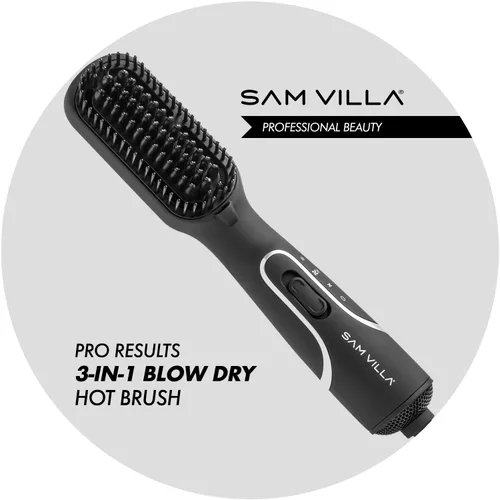 Miniatura 2 de Sam Villa Pro Results 3 en 1 Cepillo secador alisador y cepillo de soplado