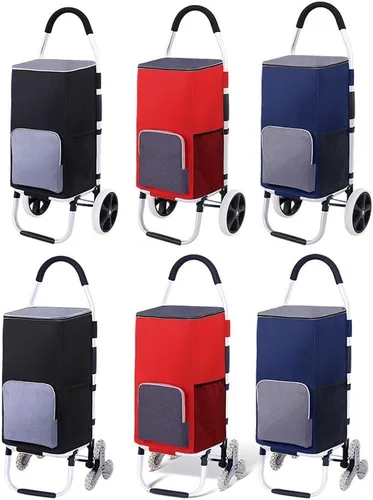 Miniatura 5 de Bolsa de carrito de compras, bolsa de repuesto para carretilla, capa interior de película de aluminio plateado, bolsa de almacenamiento impermeable