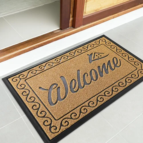 Miniatura 28 de Yimobra Tapete de Bienvenida, Tapetes Resistente y Robusto para Entrada de Casa Interior/Exterior, Felpudo de Puerta Delantera para Patio Exterior