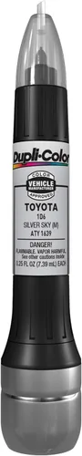 Miniatura 5 de Dupli-Color ANS0607 - Lápiz de pintura automotriz para retoque y reparación de rayones todo en 1 de coincidencia exacta. Color plata brillante