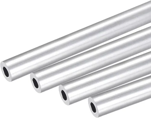 Miniatura 16 de uxcell 6063 Tubo redondo de aluminio 0.236 in OD 0.118 in Diámetro interior 9.843 in Longitud Tubería 4 PC
