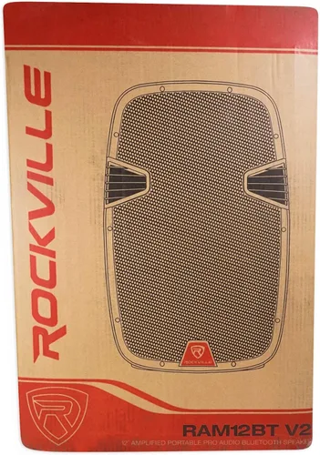 Miniatura 9 de RockvilIe RAM12BT Altavoz PA para DJ de 12 pulgadas, recargable, 600 W, 2 micrófonos, Bluetooth