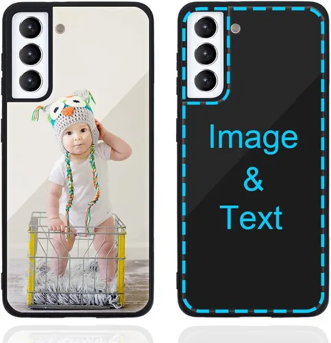 Miniatura 311 de Funda de teléfono personalizada para Samsung Galaxy S22+ / S22 Plus 5G, funda de TPU suave de vidrio templado antiarañazos personalizada con foto