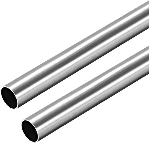 Miniatura 20 de uxcell Tubo redondo de acero inoxidable 304 de 0.236 in de diámetro exterior de 0.016 in de grosor de pared de 9.843 in de longitud, tubo recto sin