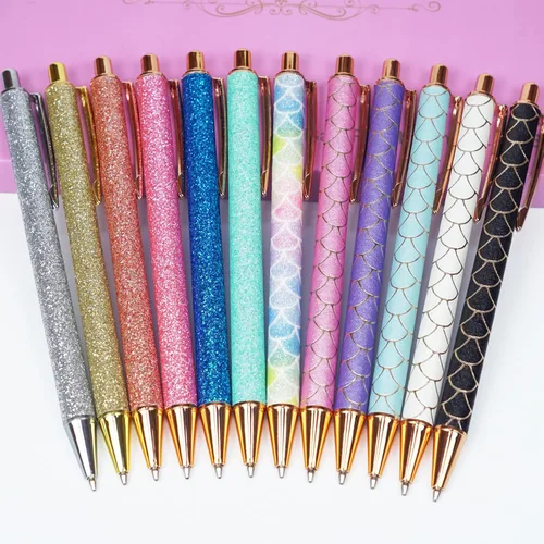 Miniatura 8 de U-RIGHT 12 bolígrafos elegantes para diario, bonitos bolígrafos para mujeres, bolígrafos retráctiles y divertidos para enfermeras, camareras