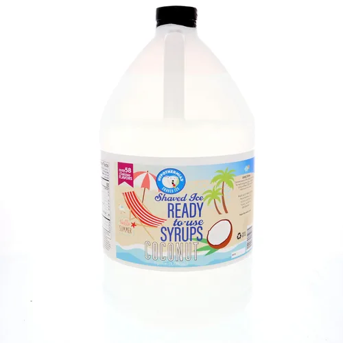 Miniatura 74 de Hypothermias Wild Cherry - Jarabe de sabores de cono de nieve hawaiano listo para usar (128 onzas líquidas), hielo afeitado, 100% azúcar de caña pura