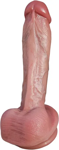 Miniatura 8 de Consoladores suaves realistas de 5.91 pulgadas para principiantes, consolador de silicona gruesa realista hecho a mano, pene suave con ventosa
