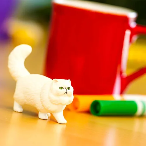 Miniatura 6 de Safari Ltd. Figura de gato persa – Figura realista de gato de 3 pulgadas – Juguete educativo para niños, niñas y niños a partir de 3 años