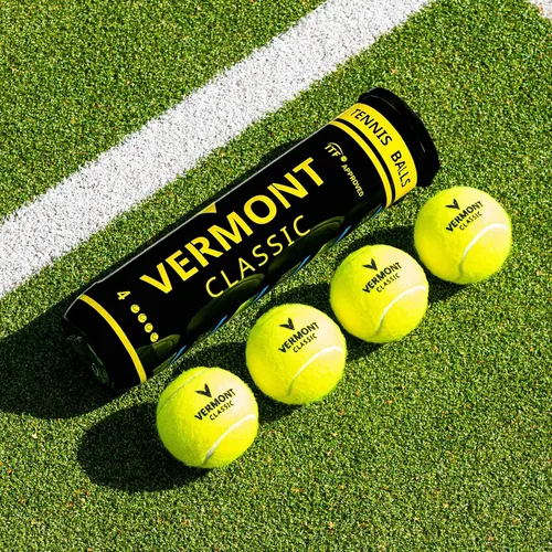 Miniatura 5 de Vermont ProCourt - Juego de mini red de tenis y raqueta Juego de tenis portátil Pelotas de tenis incluidas
