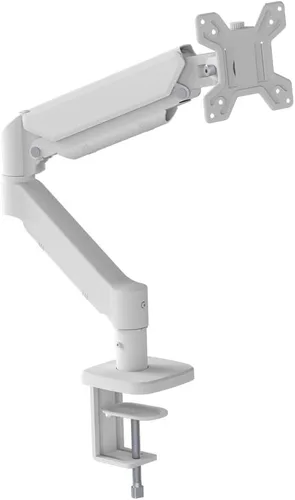 Miniatura 2 de Monitor Arm for 17-32 Inch Screens, Gas Spring Desk Mount with Tilt Swivel Rotation, VESA 75x75/100x100, C-Clamp & Grommet Base, Cable Management