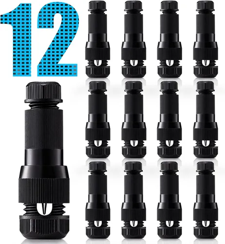 Miniatura 8 de SUNVIE Conectores de cable Fastlock de bajo voltaje para luces de camino, luces de camino, conector de cable de calibre 12-14, funciona con Malibu