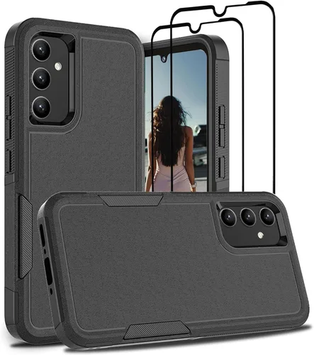 Miniatura 282 de Jeylly Compatible con Samsung Galaxy A22 5G Funda, Funda Samsung A22 5G con 2pcs protectores de pantalla de vidrio templado
