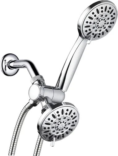 Miniatura 7 de AquaDance Total Chrome Premium - Combo de 3 vías de alta presión de alta presión de 48 ajustes para lo mejor de ambos mundos: disfruta de un lujoso