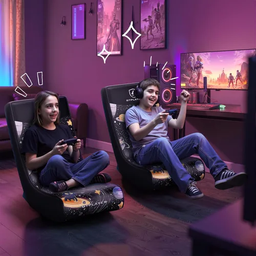 Miniatura 4 de GTPLAYER Silla Mecedora de Piso para Gaming – Silla Mecedora de Piso para Juegos con Limitador de Ángulo, Asiento de Juego Compacto y Ligero