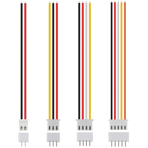 Miniatura 13 de ACEIRMC XH - Juego de conectores JST-XH, 10 pares, conector macho y hembra de 3 pines, adaptador de enchufe con cable plano de 7.874 in, 26 AWG