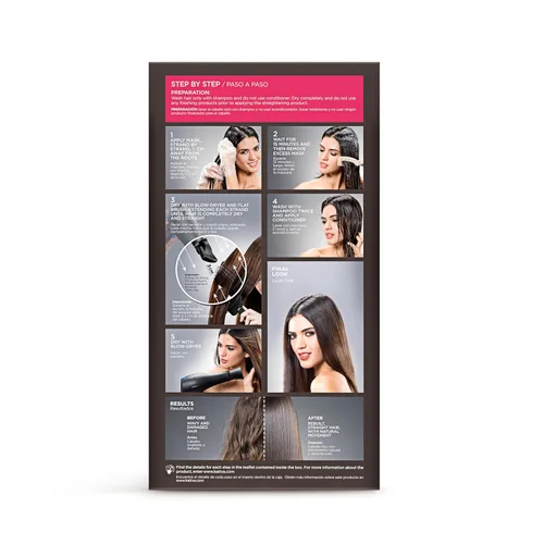 Miniatura 3 de Kativa Anti-Frizz Xtreme Care, tratamiento alisador de uso doméstico con queratina y cupuaçu, reconstruye el cabello dañado y alisa las ondas