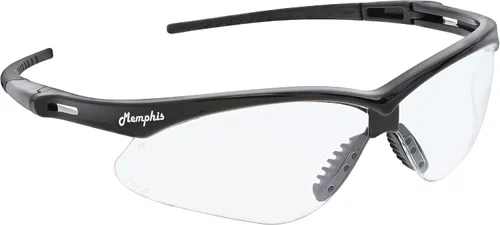 Miniatura 8 de MCR Safety Gafas de Seguridad MP118 Lentes de Policarbonato con Espejo Azul con Protección UV y Revestimiento Resistente a Rayones, Marco Negro, 1