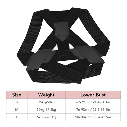Miniatura 9 de ViaGasaFamido Back Straightener Posture Corrector, High Elasticity Shaping Posture Corrector Posture Improvement for Back Straightener (M)