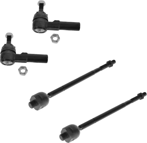 Miniatura 121 de TRQ Juego de barras de acoplamiento delanteras interiores y exteriores de 4 piezas compatible con Jeep Cherokee 1991-2001 y Comanche 91-92