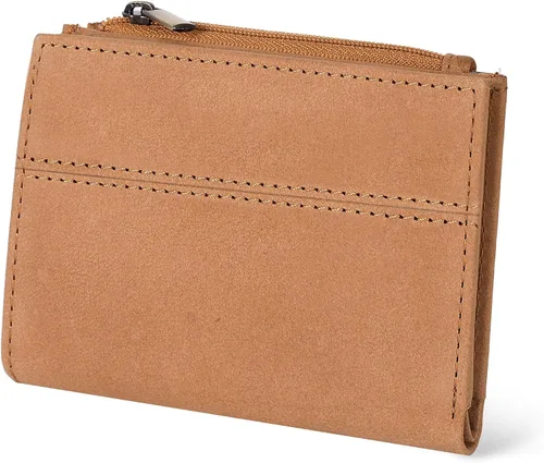 Miniatura 12 de Billetera Oak Leathers para mujer de piel de grano completo - Pequeña con protección RFID, monedero para monedas, tarjetero de crédito y DNI