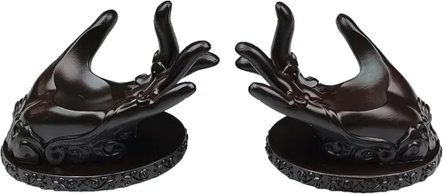 Miniatura 7 de Soporte Grande para Bola de Cristal de Gatos Bastet, Diseño Esférico, para Decoración Natural de Feng Shui, Base de Estatua de Bola de Vidrio