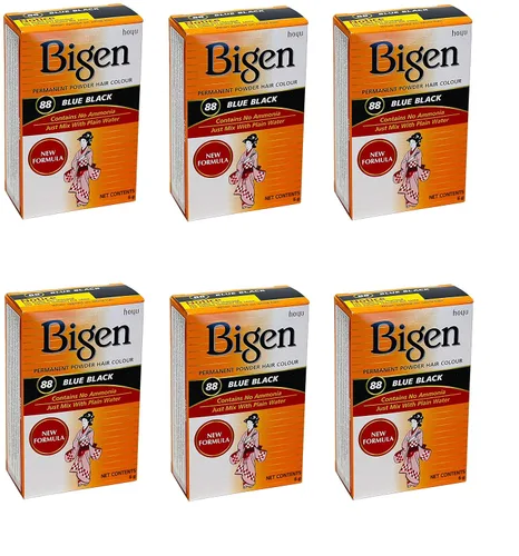 Miniatura 14 de Bigen - Tinte permanente en polvo, marrón medio intenso #56, 0.21 onzas (paquete de 3 unidades)