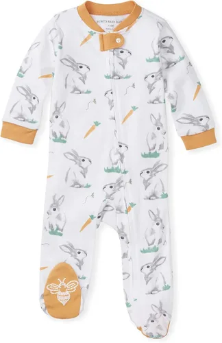 Miniatura 59 de Burt's Bees Baby - Mameluco para bebés, pijama, 100% algodón orgánico, cierre frontal, pies cerrados antideslizantes