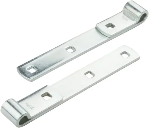 Miniatura 5 de National Hardware N130-005 290BC Gancho de tornillo/Bisagra de Correa Chapado en Cinc, 6", 2 Paquete
