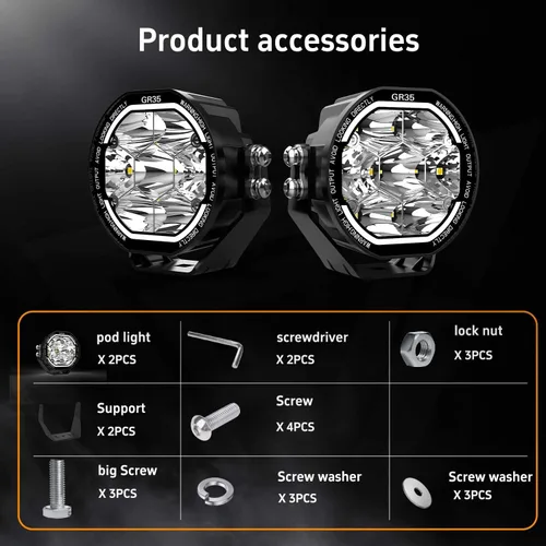 Miniatura 4 de Foco LED (iluminación ambiental ámbar de 3.5 pulgadas)